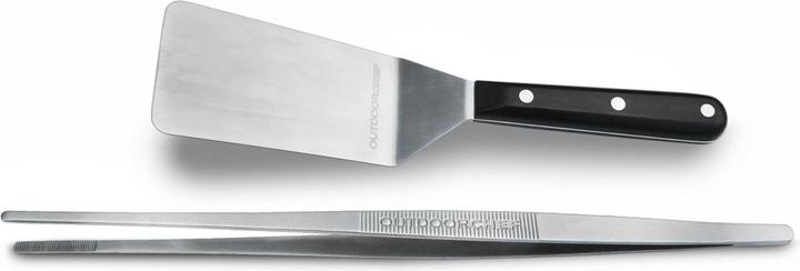 Produktbild Outdoorchef 2er Set Plancha Besteckset Spachtel und Grillpinzette