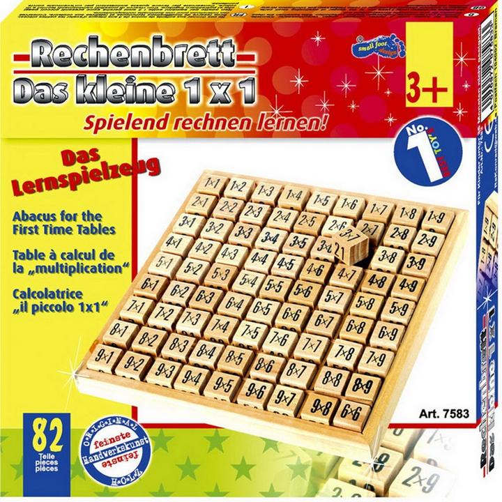 Actual product image small foot Abacus The small 1x1 (German, French, Swiss German, Italian, English)