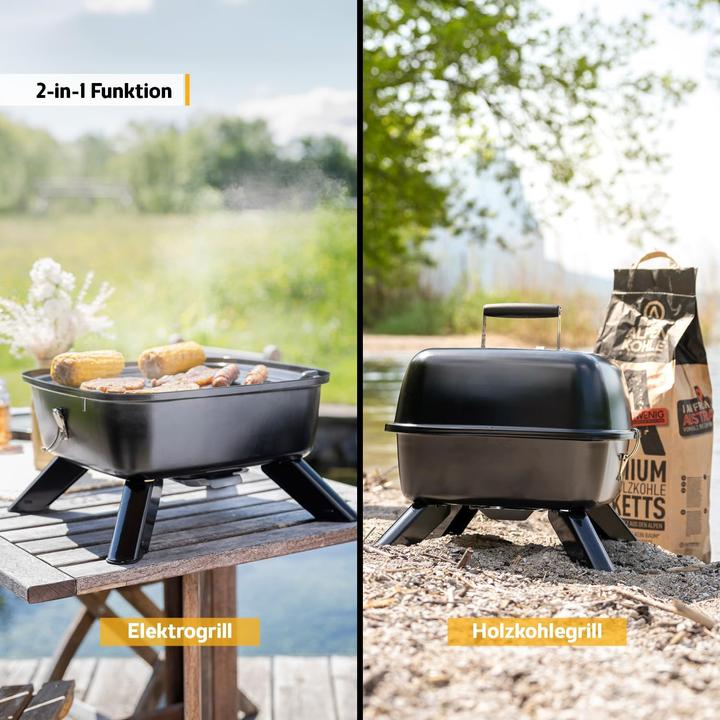 Immagine prodotto TZS First Austria 2-in-1 Kugelgrill (2 kW)