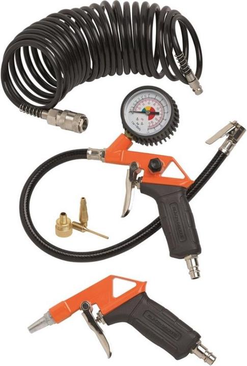 Actual product image Black & Decker PNEUMATIC TOOLS KIT B&D 6PCS 9045854BND
