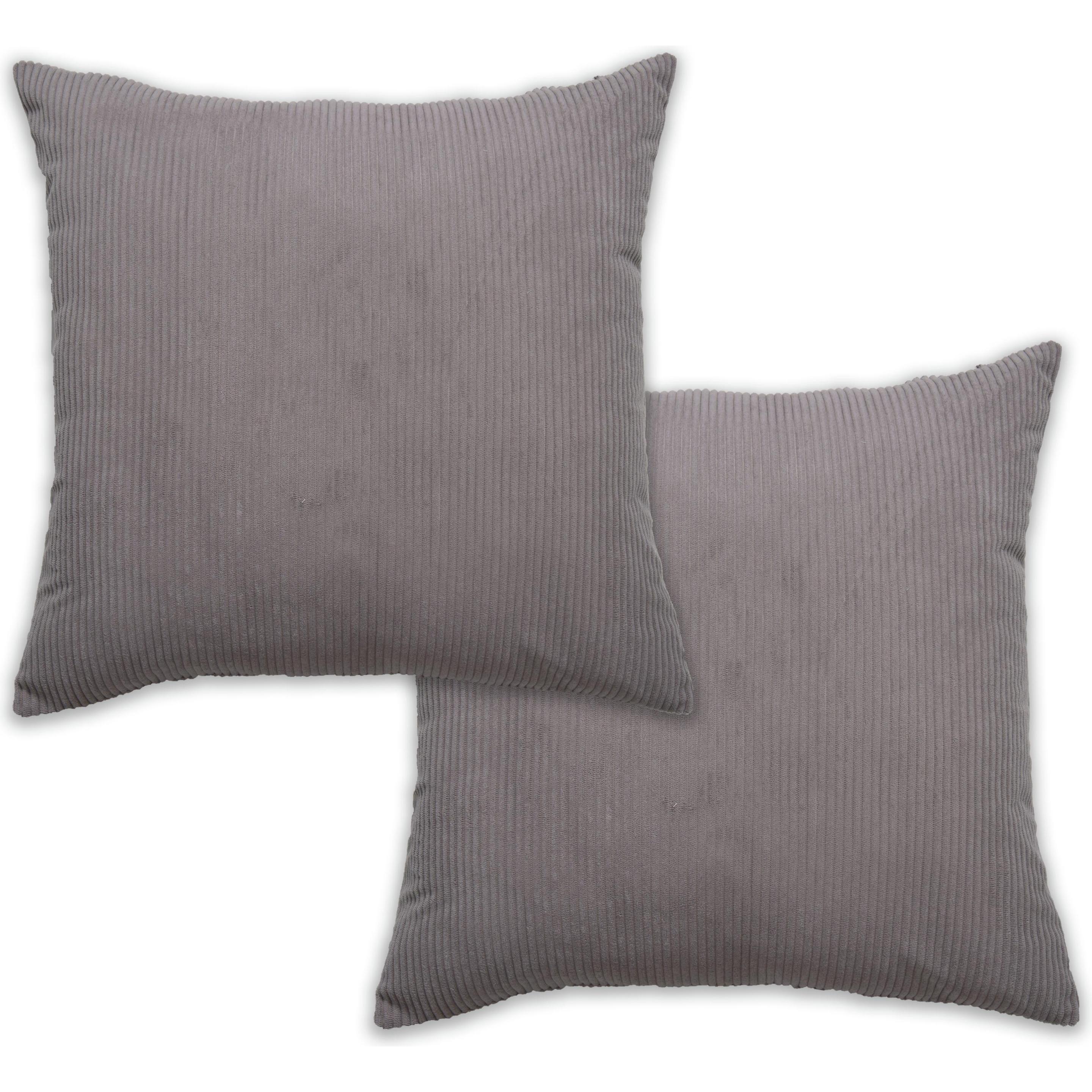 Sehlbach Beige Cuscino Decorativo, Kissen Kord