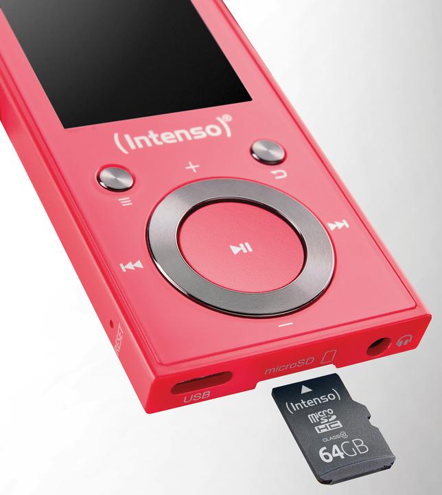 Actual product image Intenso MP3 Videoplayer 1,8" Video Scooter BT 64GB Pink (64 GB)