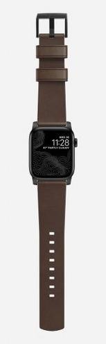 Image du produit Nomad Sangle de connexion moderne (44 mm, Cuir, Acier inoxydable, Apple Watch Series 4, Apple Watch Series 5, Apple Watch Series 6, Apple Watch SE)