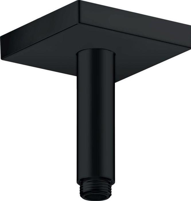 Axor HG Decken-Anschlussstück 100mm, DN 15, eckig mattschwarz
