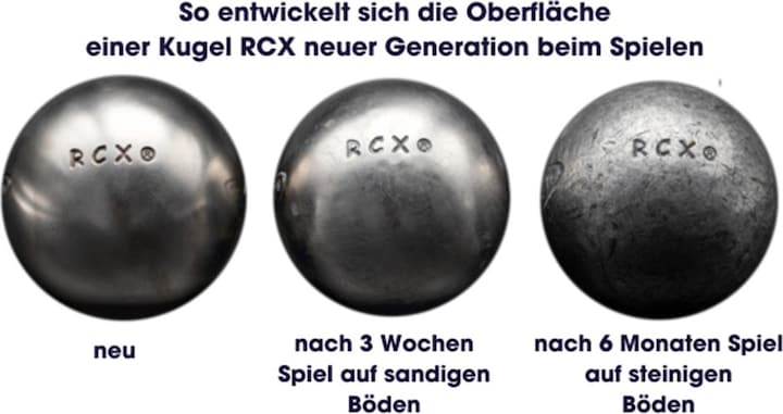 Actual product image Obut RCX pétanque competition balls (75 mm)