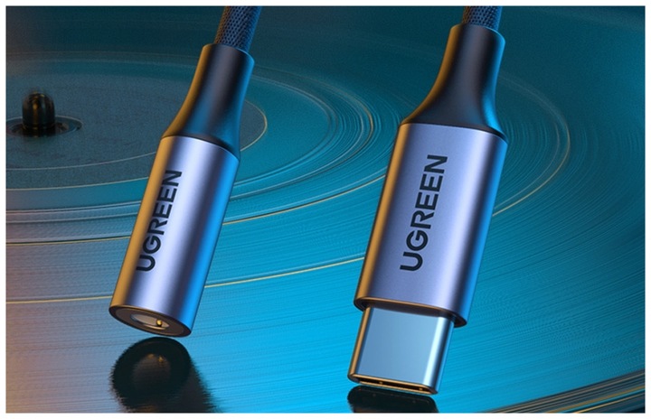 Image du produit Ugreen Adaptateur USB-C vers 3.5mm femelle avec support IPAD Pro et Samsung Note 10 (USB Type C, Jack 3.5mm)