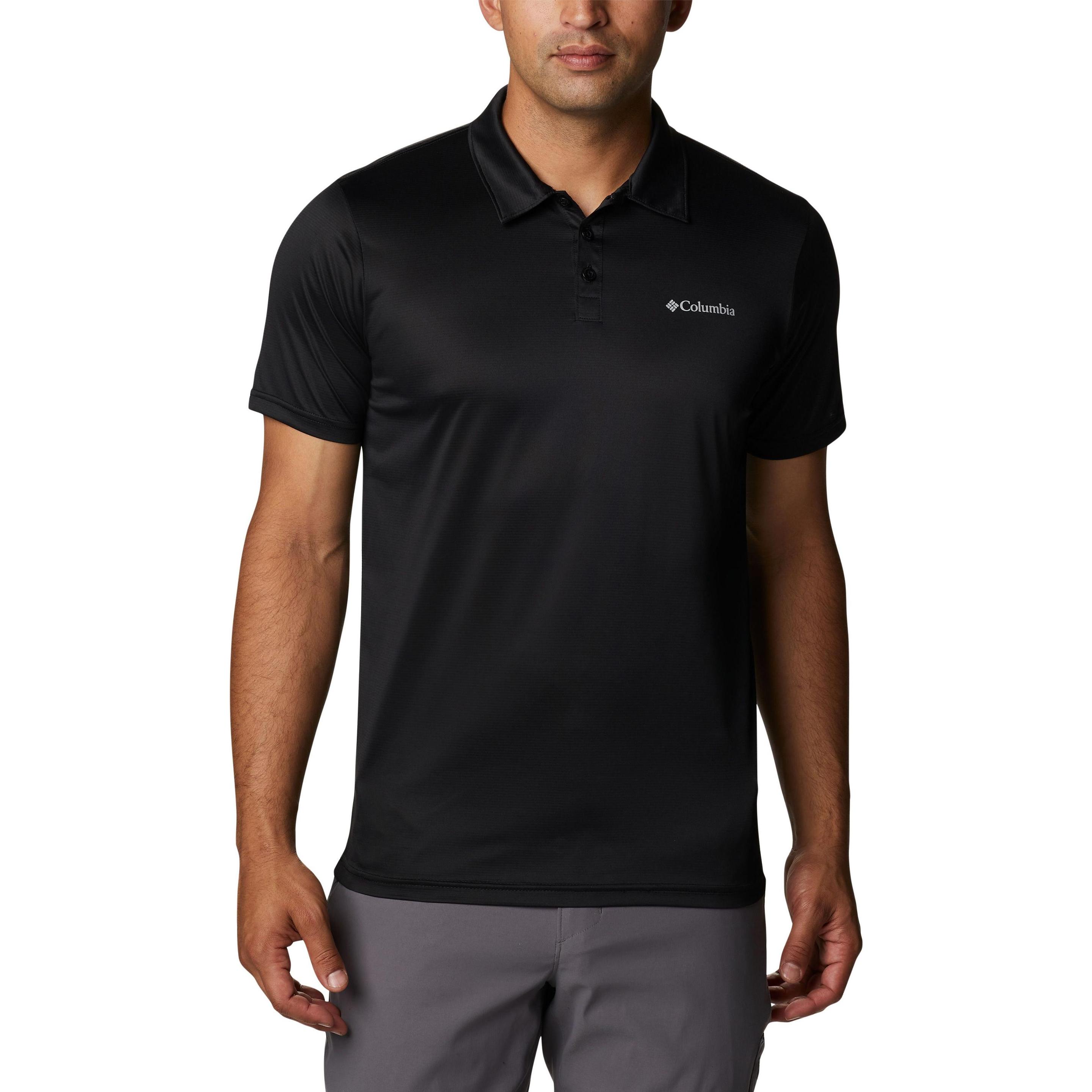 Columbia, Herren, Shirt, Hike™ Polo, Schwarz, (XL)