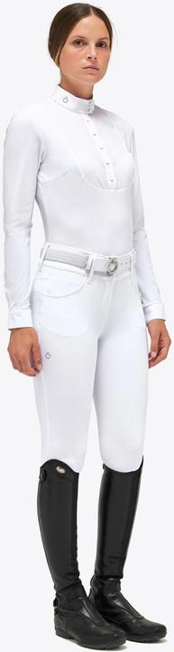 Produktbild Cavalleria Toscana Turniershirt Jersey Button Langarm Damen (L)