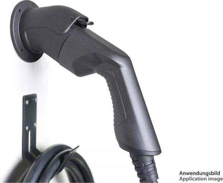 Actual product image Kabelmeister Wall bracket and cable bracket for type 2 charging cables for electric and hybrid vehicles