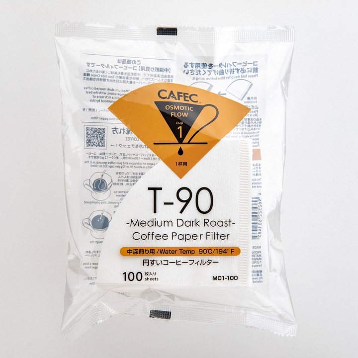 Produktbild CAFEC Filterpapier Medium-dark Roast Coffee Cup 1, 100 Stück