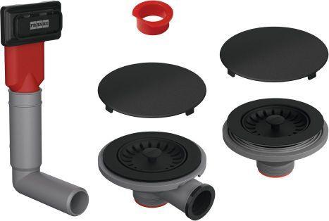 Franke Color Line Ablaufgarnitur mit Stopfen, 2 Kammern (Drainage set)
