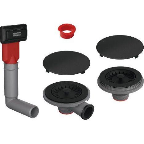 Franke, Sifone, Color Line Ablaufgarnitur mit Stopfen, 2 Kammern (Set di drenaggio)