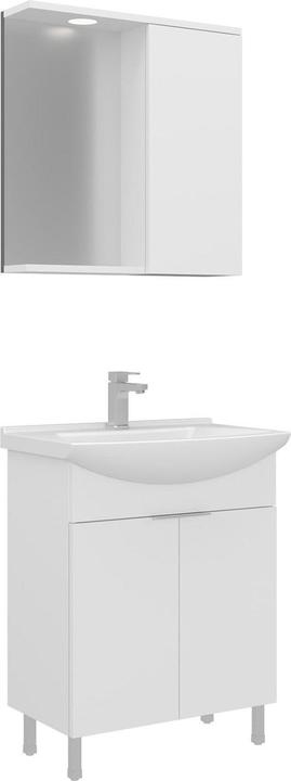 Produktbild Homitis Purus 65 Bathroom Cabinet With Sink & Mirror Set (2 Pieces)