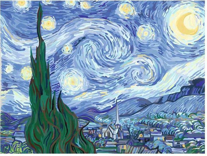 Produktbild Ravensburger CreArt - Starry Night (Van Gogh)