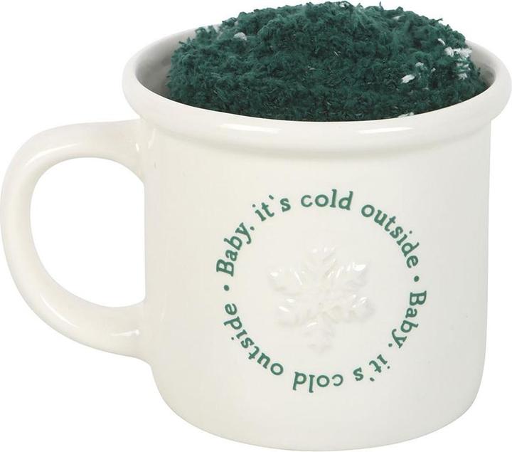 Actual product image Something Different Baby Its Cold Outside Mug Set (500 ml)