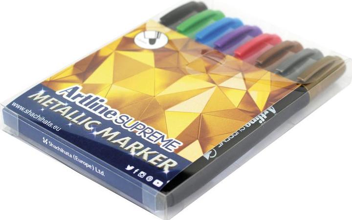 Actual product image Artline Metallic Marker Supreme (8x)