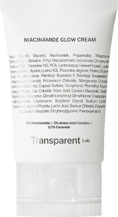 Actual product image Transparent Lab Niacinamide Glow Cream (50 ml, 24h cream)