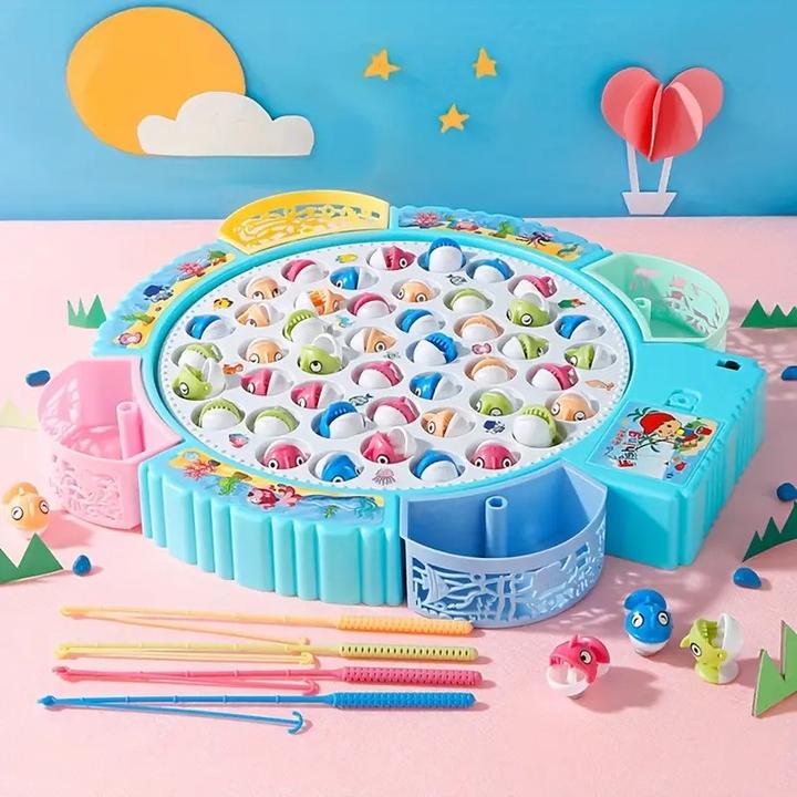 Image du produit The Toy Company Jeu de pêche 45 poissons avec musique