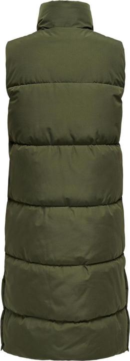 Actual product image Only Round neck waistcoat quilted coat