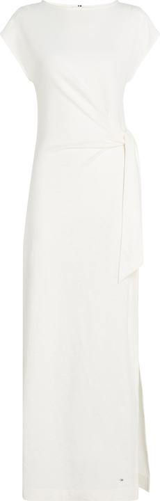 Image du produit Tommy Hilfiger Vestito Midi con Scollo a Barca e Nodo (S)