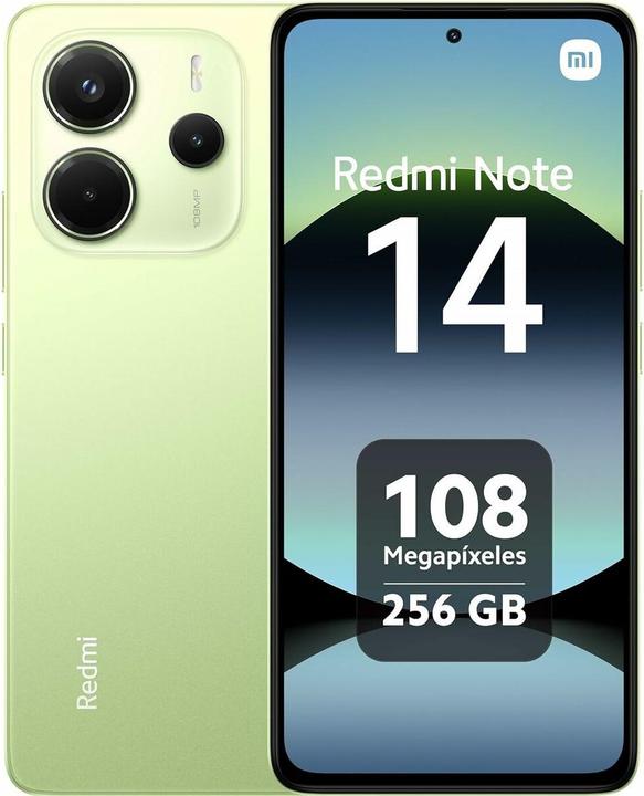 Xiaomi Redmi Note 14 (256 GB, Verde lime, 6.67", Doppia SIM Ibrida, 4G)
