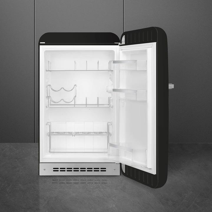 Produktbild Smeg Kühlschrank rechts 50's Style schwarz (135 l)