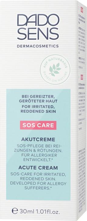 Immagine prodotto Dado Sens SPECIAL CARE SOS Care Acute Cream - Pelle sensibile e irritata (Mousse detergente, 30 ml)