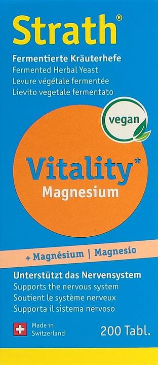 Energy Label Strath lity + magnesium (1 Piece, Pills, 160 g)