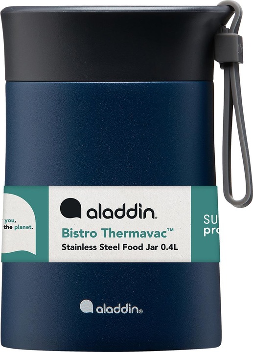 Produktbild Aladdin Bistro Thermavac Edelstahl Lunchbox 0.4L Deep Navy (0.40 l)
