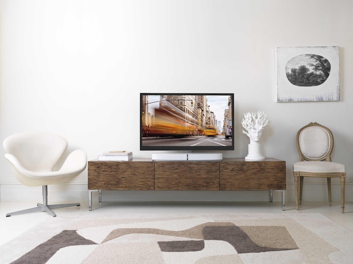 Actual product image Flexson Adjustable TV Stand for SONOS PLAYBASE (1 pcs., Stand, Pivoting, Height-adjustable)