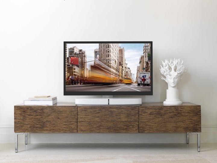 Actual product image Flexson Adjustable TV Stand for SONOS PLAYBASE (1 pcs., Stand, Pivoting, Height-adjustable)