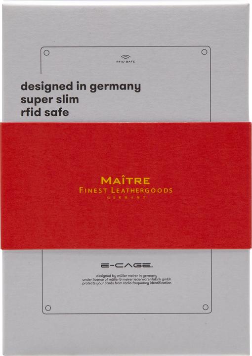 Actual product image Maître Birkenfeld C-Four E-Cage SV8 Card Case