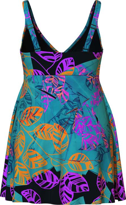 Image du produit Ulla Popken Robe de bain, motif feuilles, bonnets souples, doublure poitrine Powermesh (42, 44)