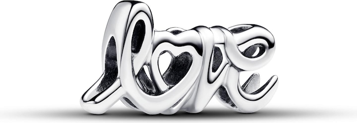 Pandora Handgeschriebenes Liebe (Sterling Silber 925)