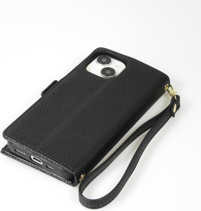 Produktbild PhoneLook Hülle Flip Wallet aus veganem Leder mit Brieftasche und Magnetverschluss (Apple iPhone 15)