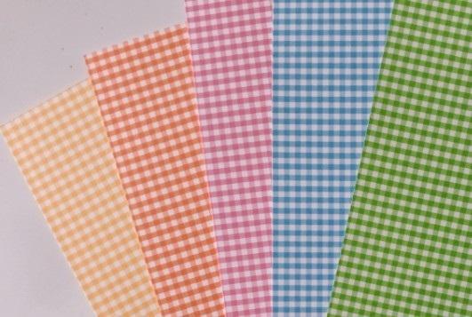 DKD Home Decor Doppelseitiger Karton, Gitter 300g 24x34cm 5 Blatt MIX (300 g/m²)