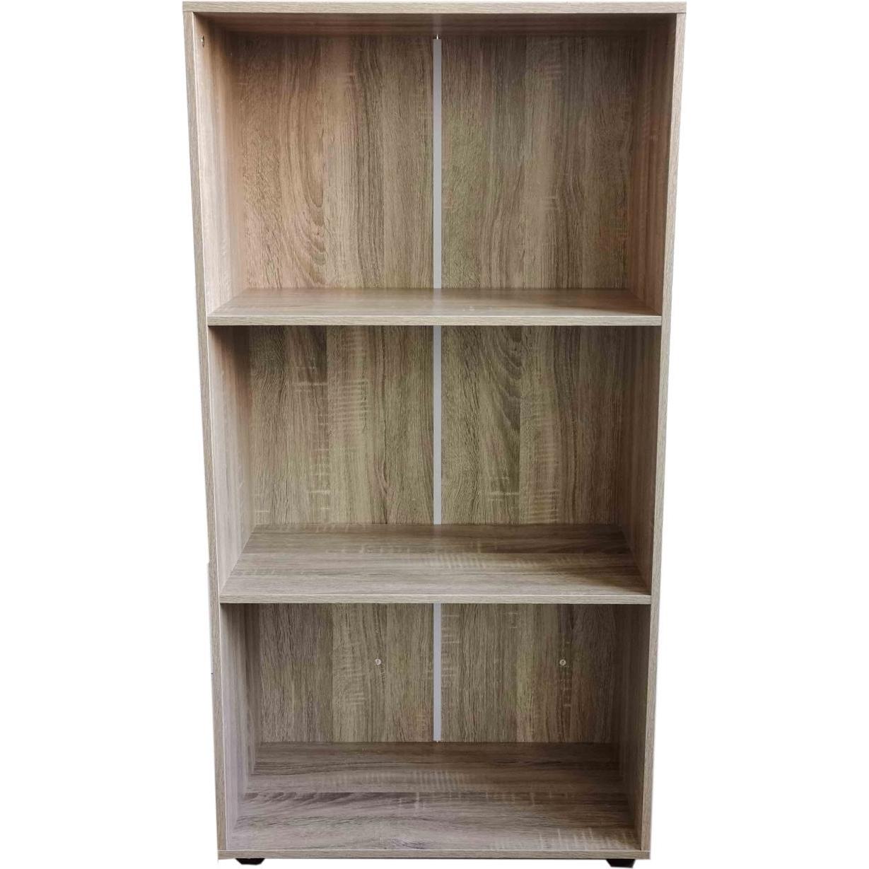 HTI-Living, Regal, Standregal Nina mit 3 Fächern Sonoma (60 x 30 x 115 cm)