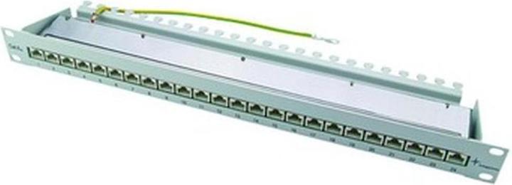 Produktbild Telegärtner MPP24-HS K Patch Panel Shield Cat6A Grey