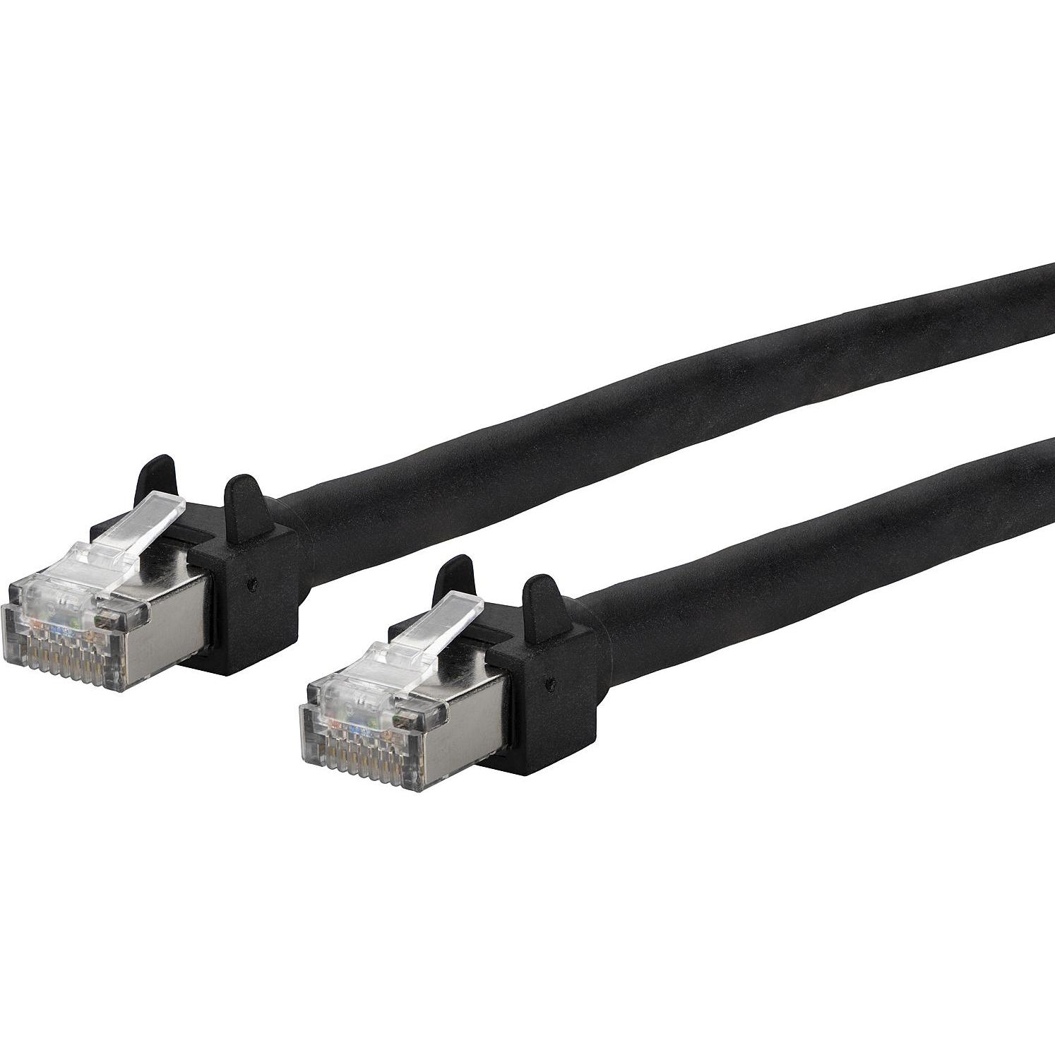 Metz Connect 13084F0500-E Netzwerkkabel Schwarz 0,5 m Cat5e S/UTP (STP) (S/UTP, CAT5e, 0.50 m), Netzwerkkabel
