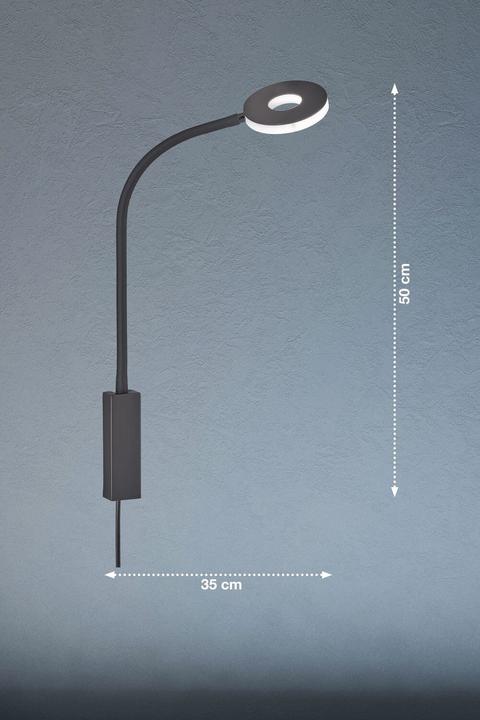 Actual product image Fischer & Honsel Honsel wall spot flex - bed lamp Cama - sand black (30432)