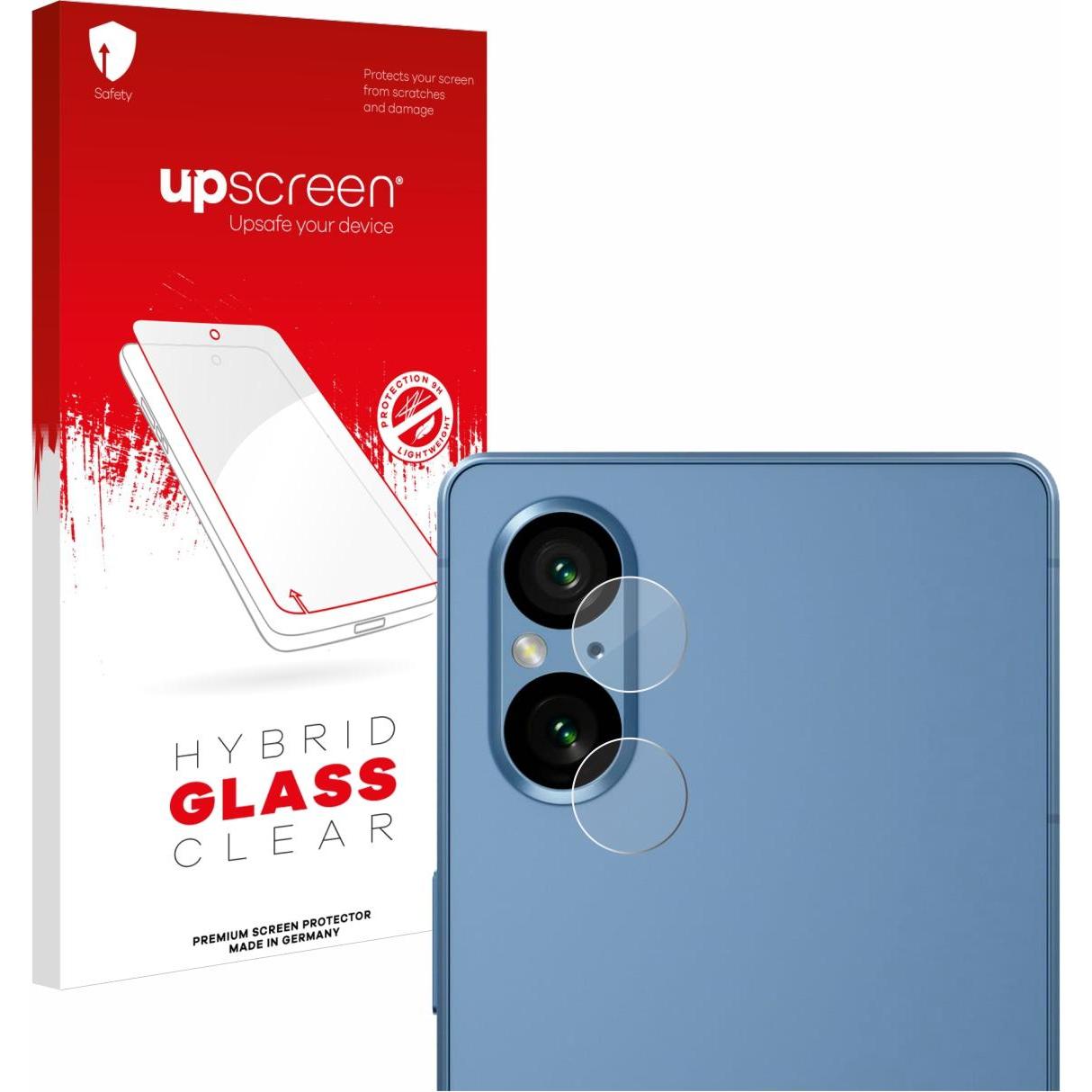 upscreen Scratch Shield Panzerglasfolie (1 Stück, Sony Xperia 5 V), Smartphone Schutzfolie, Transparent