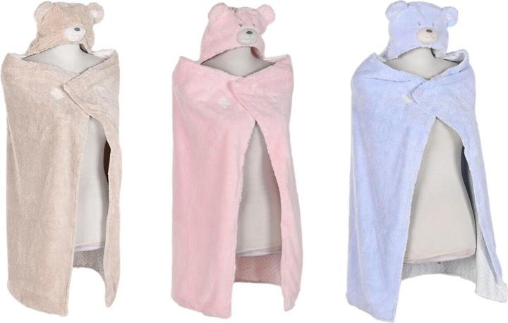 Actual product image Esprit Decke Home Blau Beige Rosa 100 x 75 x 20 cm (3 Stück) (100 x 75 cm)