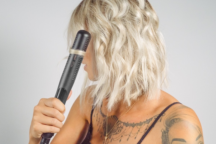Immagine prodotto Concept VZ6020 Strumento per lo styling dei capelli Piastra nera bronzo 46 W 2 5 m (Piastra per capelli)