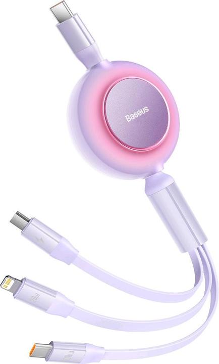 Produktbild Baseus USB Typ C – USB Typ C, Lightning, Micro USB B (1.10 m, USB 2.0, 100 W)