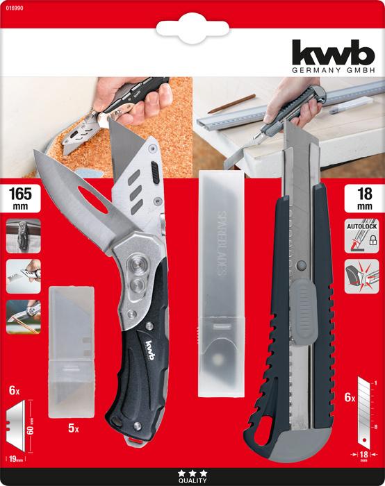Image du produit kwb SET de couteaux 4 pièces (Cutters)
