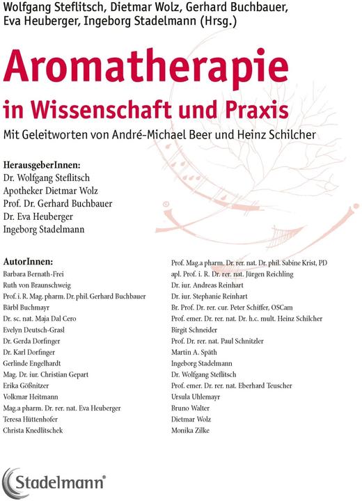 Produktbild Aromatherapie in Wissenschaft und Praxis (Deutsch, Ingeborg Stadelmann, Eva Heuberger, Dietmar Wolz, Gerhard Buchbauer, Wolfgang Steflitsch, 2021)