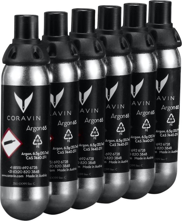 Actual product image Coravin Cartridges 6 pieces