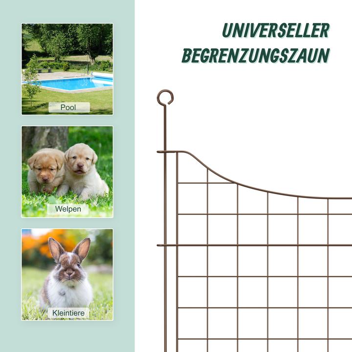 Actual product image Relaxdays 5x Garden-Fence