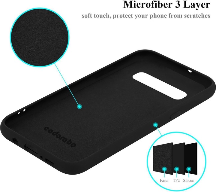 Immagine prodotto Cadorabo Copertura della cassa del silicone liquido TPU (Samsung Galaxy S10+)