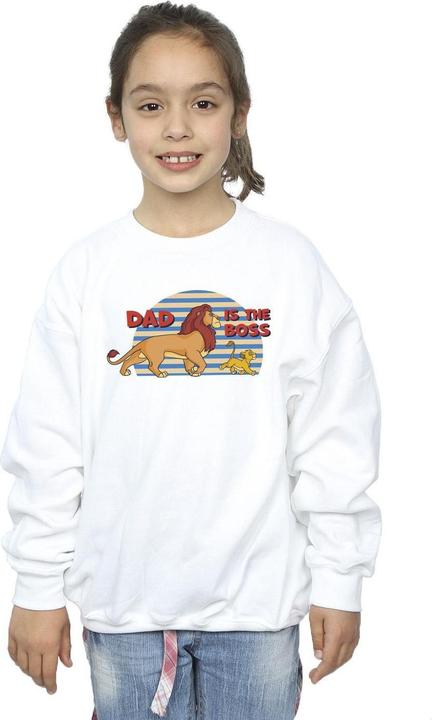 Actual product image Disney Girls The Lion King Dad Boss Sweatshirt (116)